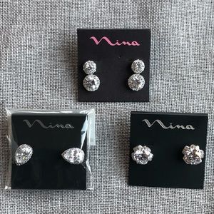 3/$20 Set of 3 New Nina earrings